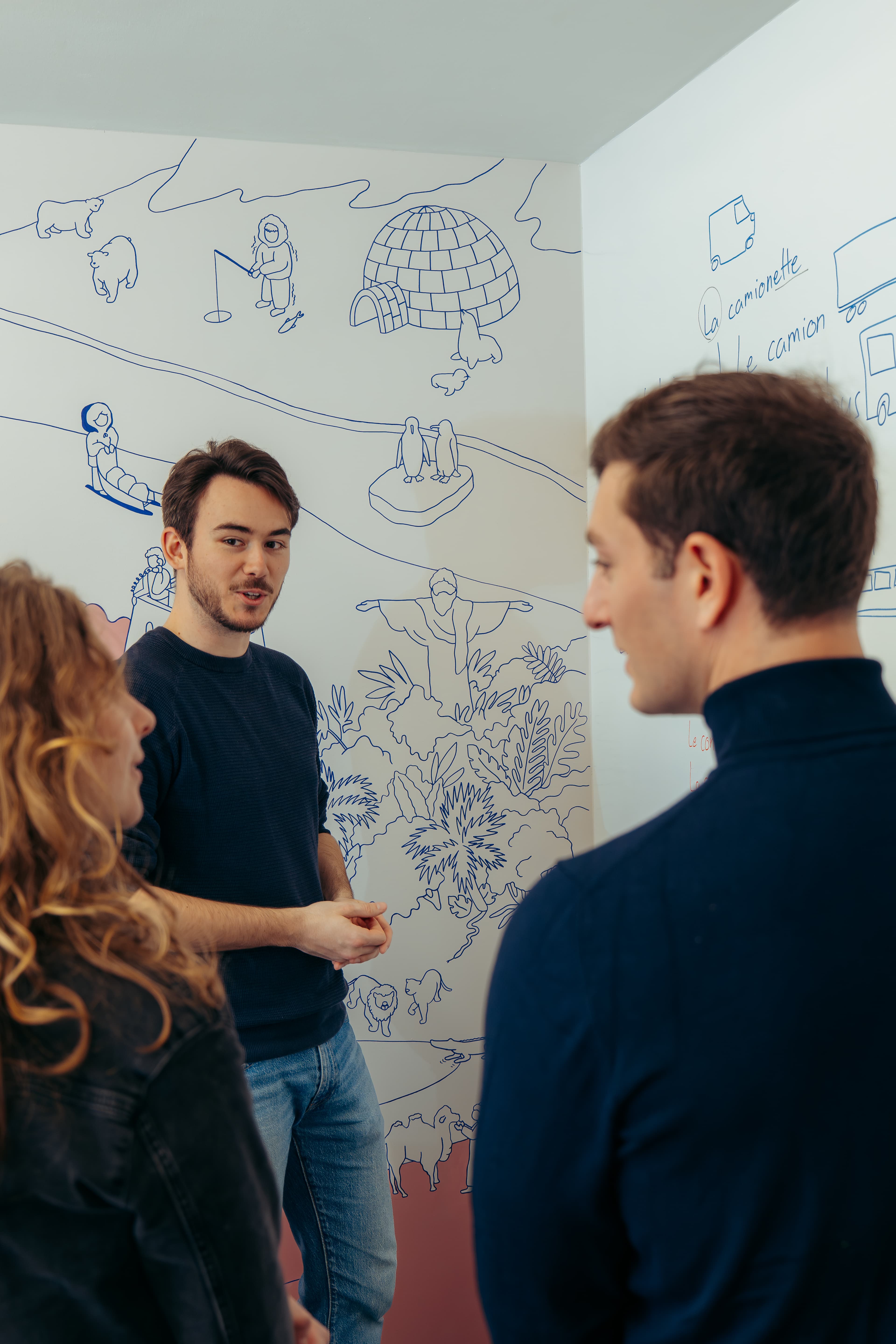 Élève en cours de transformation linguistique chez SWISS LINGUA