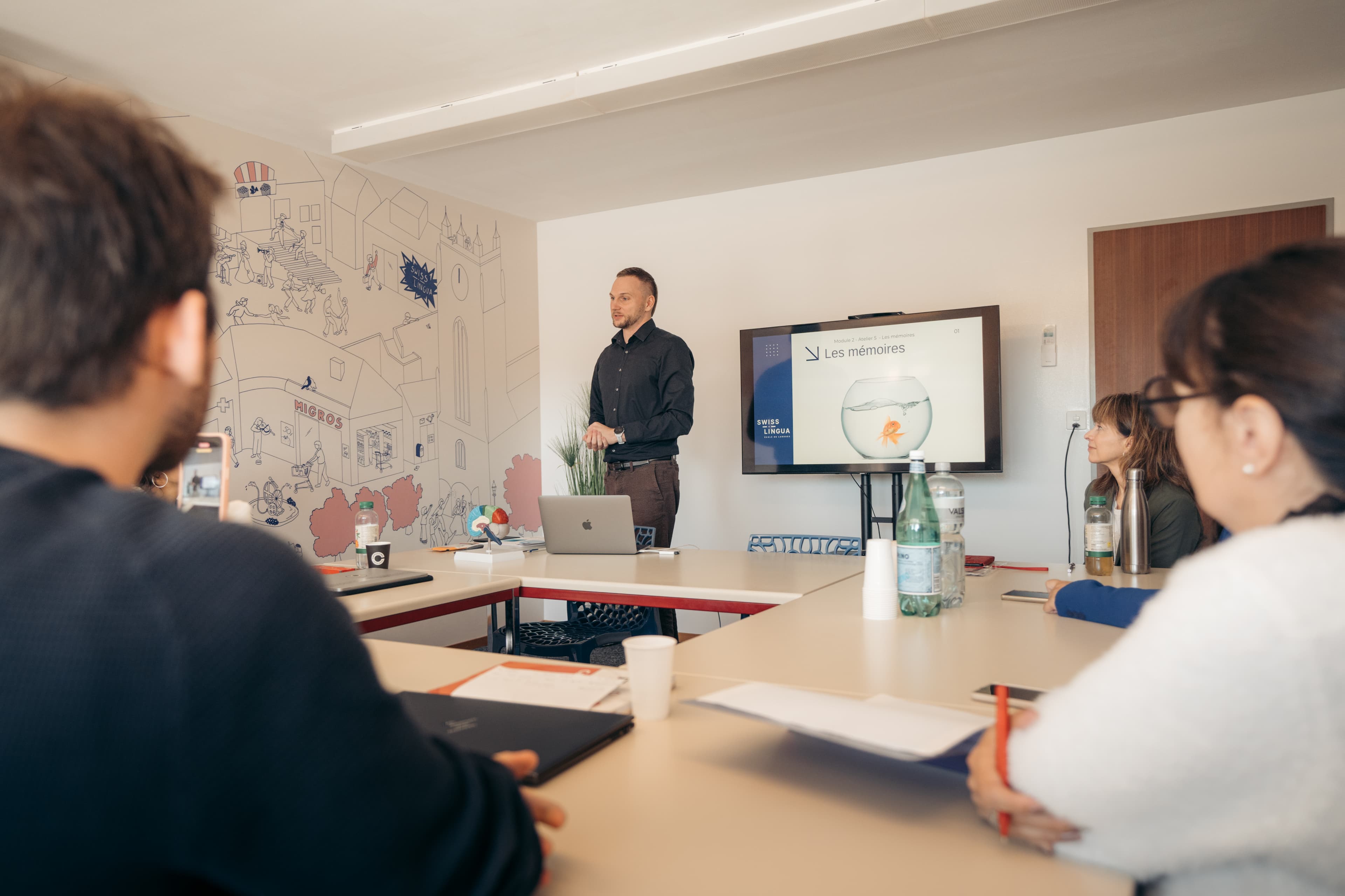 Cours SWISS LINGUA avec présentation neurosciences